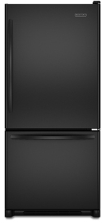 KitchenAid Architect Series II Black Bottom-Freezer Refrigerator - KBRS19KTBL KitchenAid Architect Series II Black Bottom-Freezer Refrigerator - KBRS19KTBL