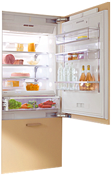 Miele 30 ' Fully-Integrated Custom Panel Bottom Freezer Refrigerator - KF1801VI
