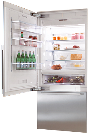 Miele 30 ' Fully-Integrated Stainless Steel Bottom Freezer Refrigerator - KF1811SF