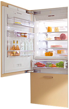 Miele 36 ' Fully-Integrated Custom Panel Bottom Freezer Refrigerator - KF1911VI