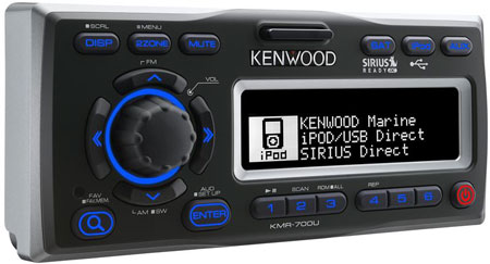 Kenwood Black Marine iPod USB Receiver - KMR-700U