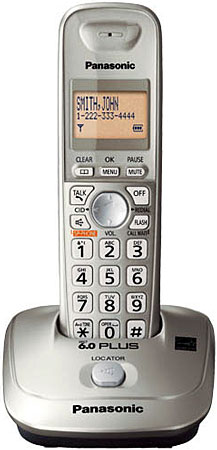 Panasonic Silver Expandable Digital Cordless Phone - KX-TG4011N