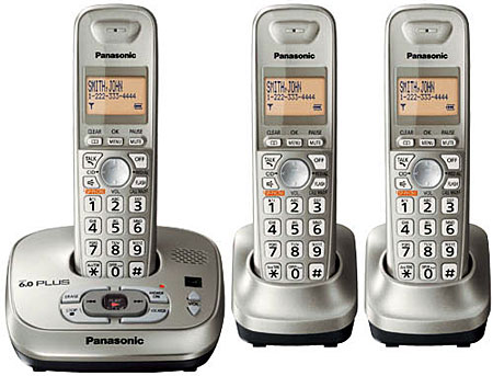 Panasonic Champagne Expandable Digital Cordless Phone With Answering System - KX-TG4023N