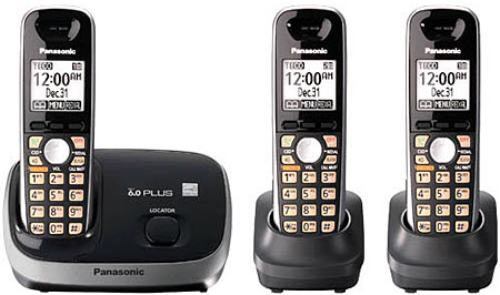 Panasonic Black Expandable Digital Cordless Phone System - KX-TG6513B