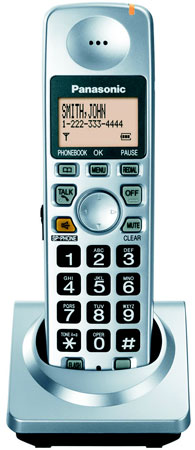 Panasonic Expandable Digital Cordless DECT 6.0 Handset In Silver - KX-TGA101S