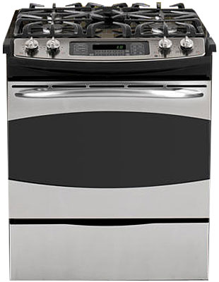 GE Profile 30 ' PGS968SEPSS Stainless Steel Slide-In Gas Range - PGS968SEPSS