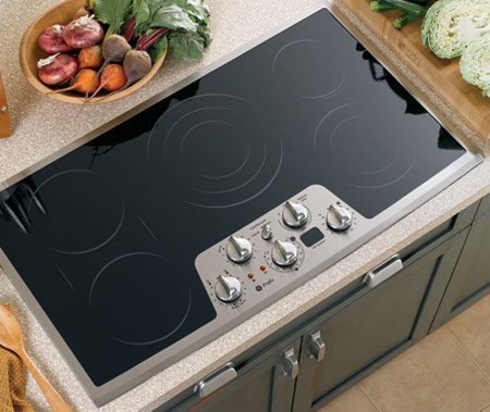 GE Profile 36 ' Built-In CleanDesign Electric Stainless Steel Cooktop - PP962SMSS
