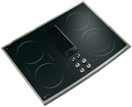 GE Profile 30" Stainless Steel Downdraft Electric Cooktop - PP989DNSS