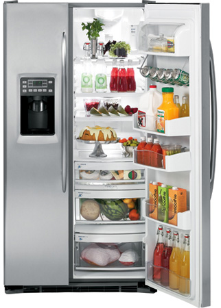GE Profile 23.4 Cubic Foot Side-By-Side Refrigerator - PSCS3RGXSS