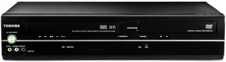 Toshiba Black DVD/VCR Combinaton Player - SD-V296