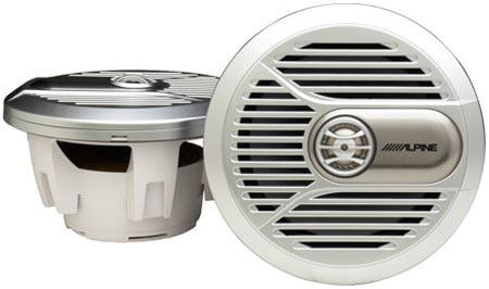 Alpine Type-R 7 ' Coaxial 2-Way Marine Speakers - SPR-M700