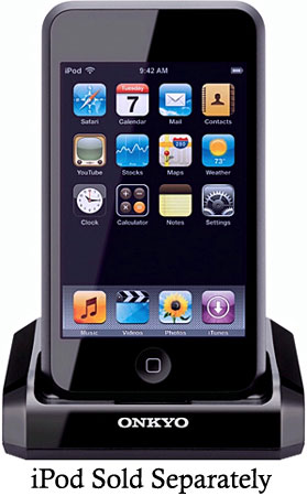 Onkyo Black iPhone And iPod Dock - UP-A1