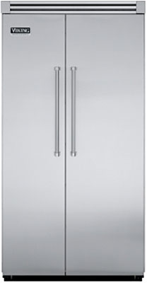 Viking 42 ' Professional Series Stainless Steel Built-In Side-By-Side Refrigerator - VISB542
