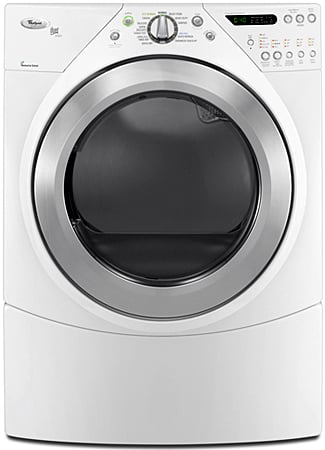 Whirlpool Duet WED9550WW White Electric Steam Dryer - WED9550WW