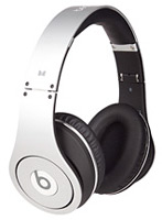 Monster Beats By Dr. Dre Studio Silver Powered Isolation Headphones - 128741-00