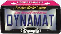 Dynamat Mobile Xtreme License Plate Kit - 19100