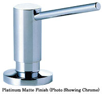 DornBracht Tara Series Lotion Dispenser - Platinum Matte Finish - 82 435 970 06