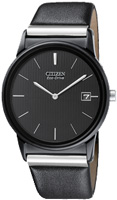 Citizen Eco-Drive Black Strap Mens Watch - AU1035-08E Citizen Eco-Drive Black Strap Mens Watch - AU1035-08E