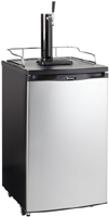 Danby 5.2 Cu Ft Black And Stainless Steel Beer Keg Refrigerator - DKC146SLDB