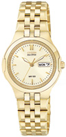 Citizen Eco-Drive Corso Gold-Tone Stainless Steel Ladies Watch - EW3122-53P