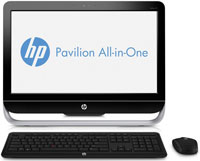 HP Pavilion Black All-In-One Desktop Computer - HP-23B010