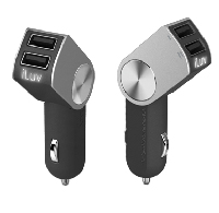 iLuv DualPin Dual USB Car Charger - iAD610