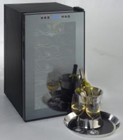 Avanti 28 Bottle Black Cabinet Wine Chiller - SWC2800M-1