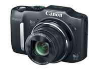 Canon PowerShot SX 160 IS Black 16.0 Megapixel Digital Camera - 6354B001