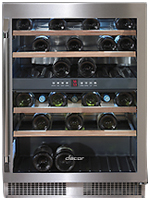 Dacor Stainless Steel Epicure Right-Handed Undercounter WineSteward - EF24RWCZ2SS