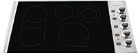 Frigidaire Professional Series 36 ' FPEC3685KS Stainless Steel Electric Cooktop - FPEC3685KS
