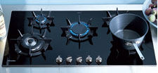 Miele 36 ' Gas Cooktop - Black Finish - KM391G