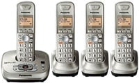 Panasonic Champagne Expandable Digital Cordless Phone With Answering System - KX-TG4024N