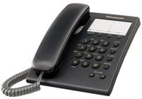 Panasonic Black Corded Phone - KX-TS550B