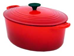 Le Creuset 6.5 Qt. Oval French Oven - Red Finish - L25023167