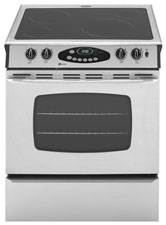 Maytag 30 ' Slide-In Electric Range - Stainless Steel Finish - MES5752BAS