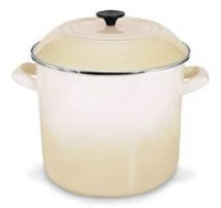 Le Creuset Enamel On Steel 8-Quart Dune Stockpot - N4100-2268