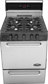 Premier 24 ' Pro-Series Free Standing Gas Range - P24S340BP