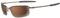 Oakley Brown Chrome Square Wire Mens Sunglasses