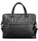 Tumi Beacon Hill Black Leather Branch Slim Laptop Brief 
