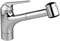 KWC Domo Series 9" Pull Out Spray Splendure Stainless Steel Kitchen Faucet
