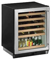 U-Line 1075WC 24" Left Hand Hinge Stainless Steel Wine Captain