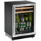 U-Line 24" Right Hand Hinge Beverage Center - Stainless Steel Finish