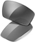 Oakley Polarized Black Iridium Square Wire Replacement Lenses