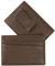 Tumi Meridian Collection Brown Money Clip Card Case