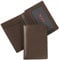 Tumi Meridian Collection Brown Gusseted Card Case With ID Wallet