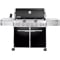 Weber Summit E-650 Natural Gas Tuck-Away Rotisserie Black Outdoor Grill