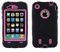 AT&T OtterBox Defender Black And Pink Interactive Case