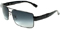 Versace Navigator Black Metal Mens Sunglasses