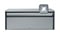 Brabantia Matte Steel Fingerprint Proof Fall Front Bread Bin