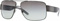 Burberry Gunmetal Rectangular Frame Sunglasses 